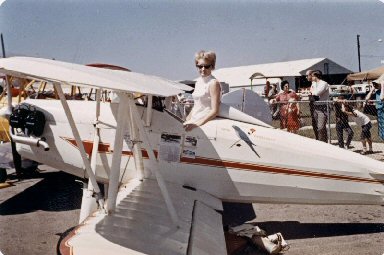 Ann Pellegreno & NC18252 - 1966